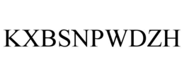 KXBSNPWDZH trademark