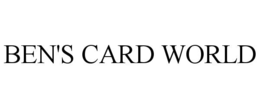 BEN'S CARD WORLD trademark