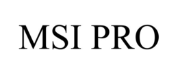 MSI PRO trademark
