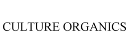 CULTURE ORGANICS trademark