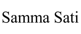 SAMMA SATI trademark
