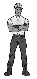 USG WATER ─ SOLUTIONS ─ TANKMAN trademark