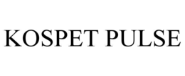 KOSPET PULSE trademark