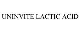 UNINVITE LACTIC ACID trademark