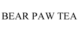 BEAR PAW TEA trademark