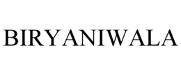 BIRYANIWALA trademark