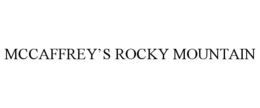MCCAFFREY’S ROCKY MOUNTAIN trademark