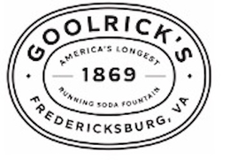 GOOLRICK'S FREDERICKSBURG, VA AMERICA'S LONGEST RUNNING SODA FOUNTAIN 1869 trademark