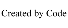 CREATED BY CODE trademark