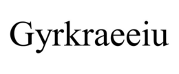 GYRKRAEEIU trademark