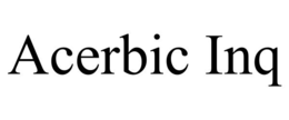 ACERBIC INQ trademark