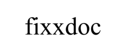 FIXXDOC trademark