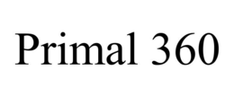 PRIMAL 360 trademark