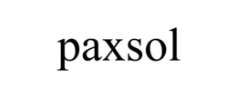 PAXSOL trademark