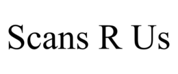 SCANS R US trademark