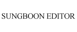 SUNGBOON EDITOR trademark