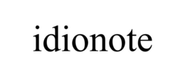 IDIONOTE trademark