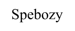 SPEBOZY trademark