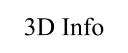 3D INFO trademark