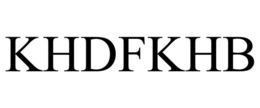 KHDFKHB trademark