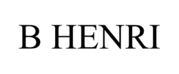 B HENRI trademark
