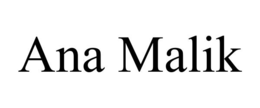 ANA MALIK trademark