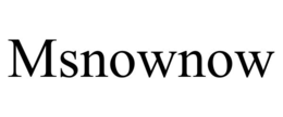 MSNOWNOW trademark