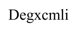 DEGXCMLI trademark