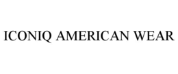 ICONIQ AMERICAN WEAR trademark