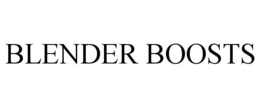 BLENDER BOOSTS trademark