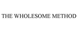 THE WHOLESOME METHOD trademark