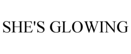 SHE'S GLOWING trademark