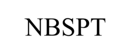 NBSPT trademark