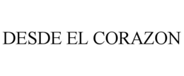 DESDE EL CORAZON trademark