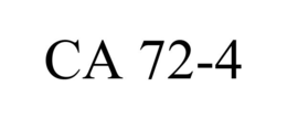 CA 72-4 trademark