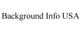 BACKGROUND INFO USA trademark
