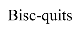 BISC-QUITS trademark