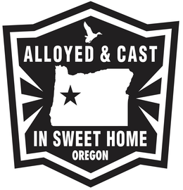 ALLOYED & CAST IN SWEET HOME OREGON trademark