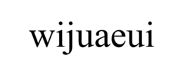 WIJUAEUI trademark