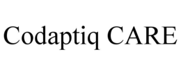 CODAPTIQ CARE trademark