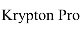 KRYPTON PRO trademark