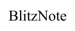 BLITZNOTE trademark