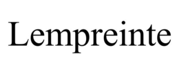 LEMPREINTE trademark
