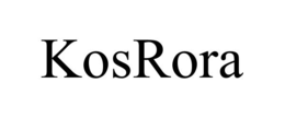 KOSRORA trademark