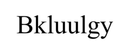 BKLUULGY trademark