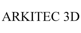 ARKITEC 3D trademark