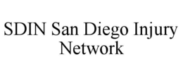 SDIN SAN DIEGO INJURY NETWORK trademark