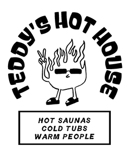 TEDDY'S HOT HOUSE HOT SAUNAS COLD TUBS WARM PEOPLE trademark
