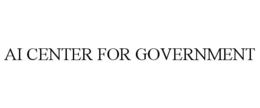AI CENTER FOR GOVERNMENT trademark