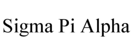 SIGMA PI ALPHA trademark